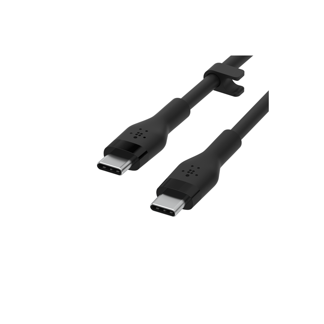 Belkin BoostCharge Flex USB-C to USB-C Cable 60W 3M - Black in Qatar Belkin BoostCharge Flex USB-C to USB-C Cable 60W 3M - Black in Qatar